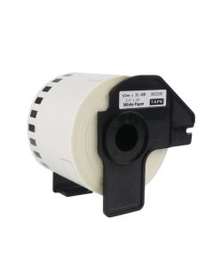 Compatible Brother DK-22205 Label Roll of 62mm Continuous Length Paper Tape